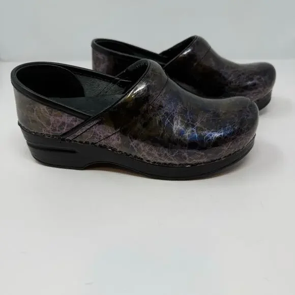 Dansko Professional Clogs Women's 37 Lightning Black Nursing Shoe - Picture 5 of 16